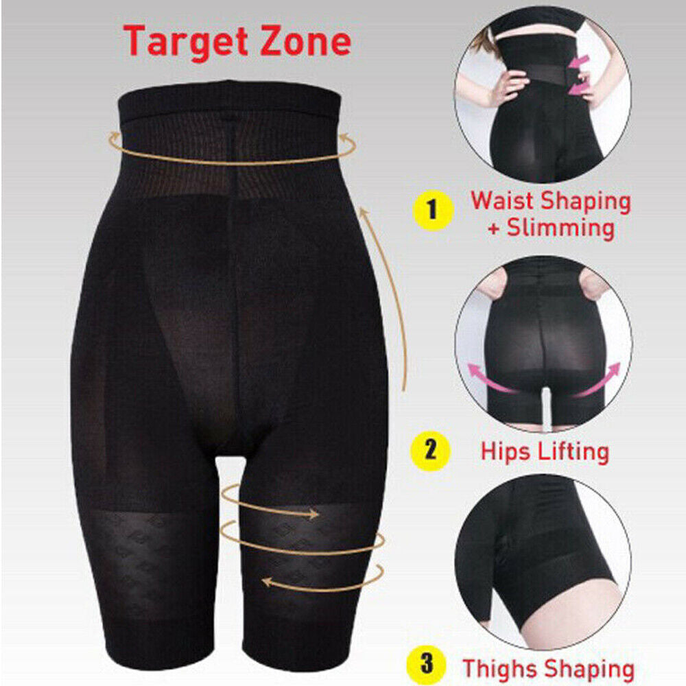 US Women High-Waist Trainer Shaper Tummy Control Body Panties Shapewear Slimming